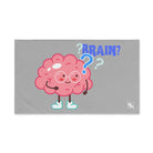 Brain? Light Grey | Mix & Match Original Fun-Flirty Lovers’ Towels