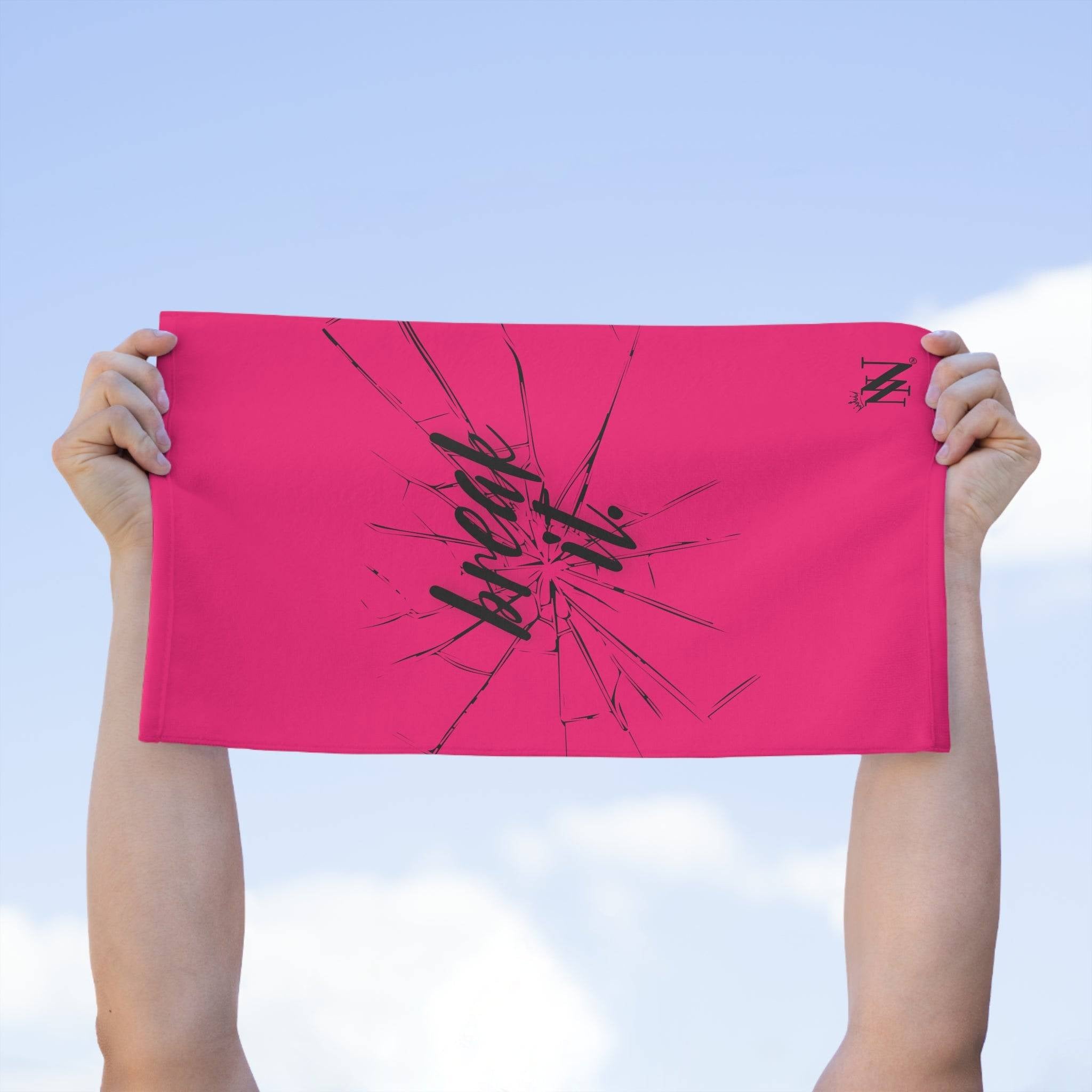 Break It. Pink Mix & Match Soft Sex Towels | Flirty Lovers’ Gifts