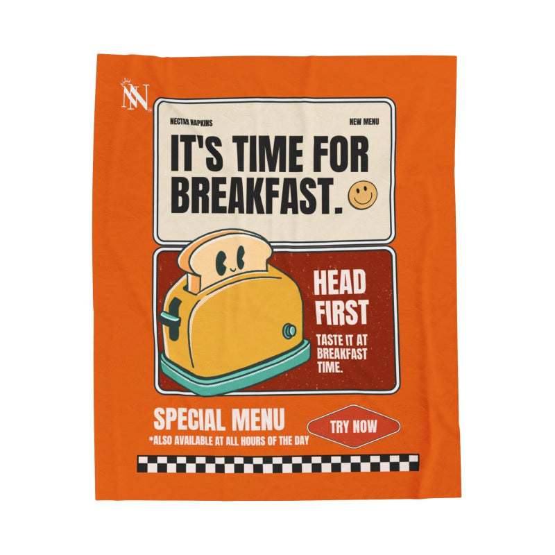 Breakfast Time | Mix & Match Fun-Flirty Lovers’ Blankets