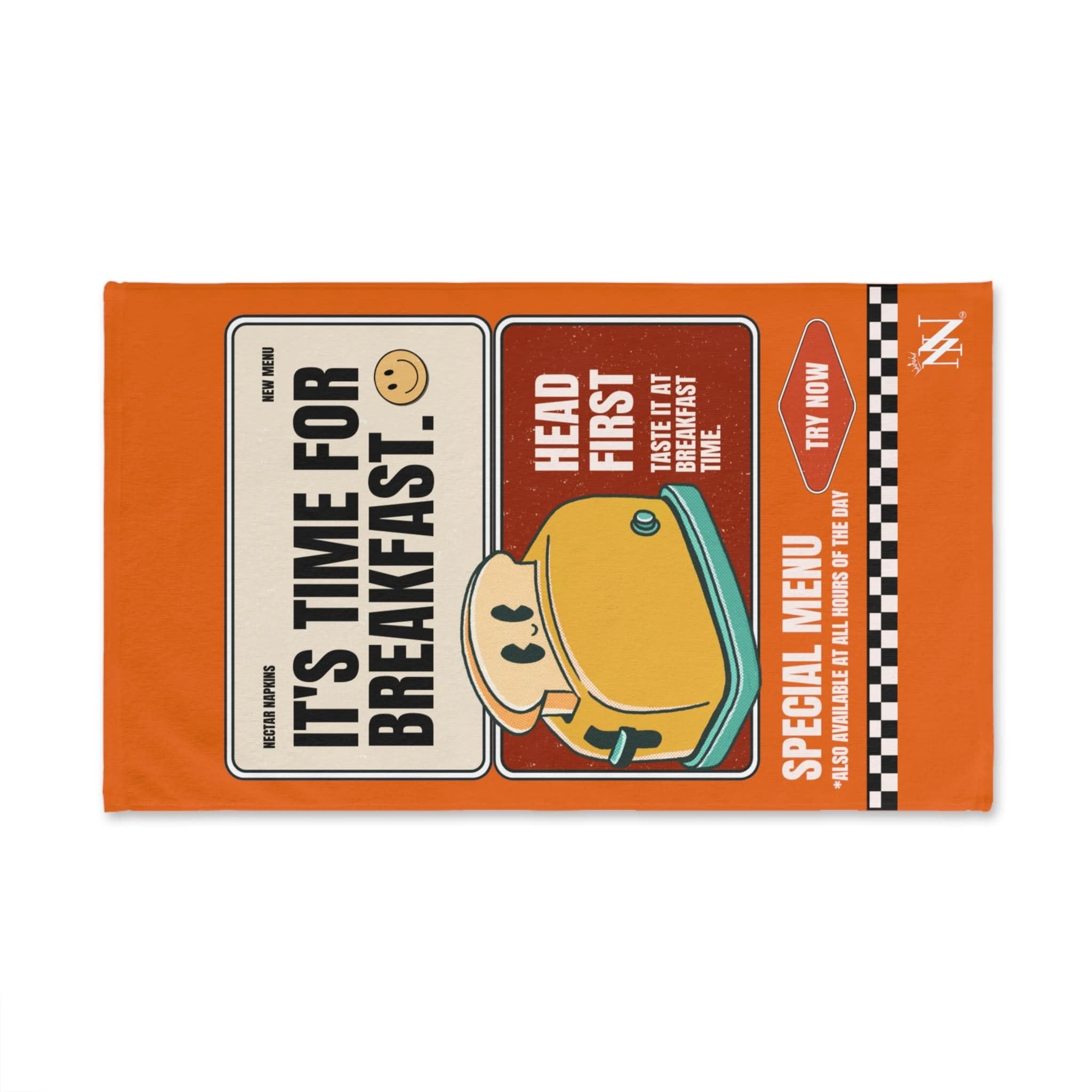 Breakfast Time | Mix & Match Original Fun-Flirty Lovers’ Towels