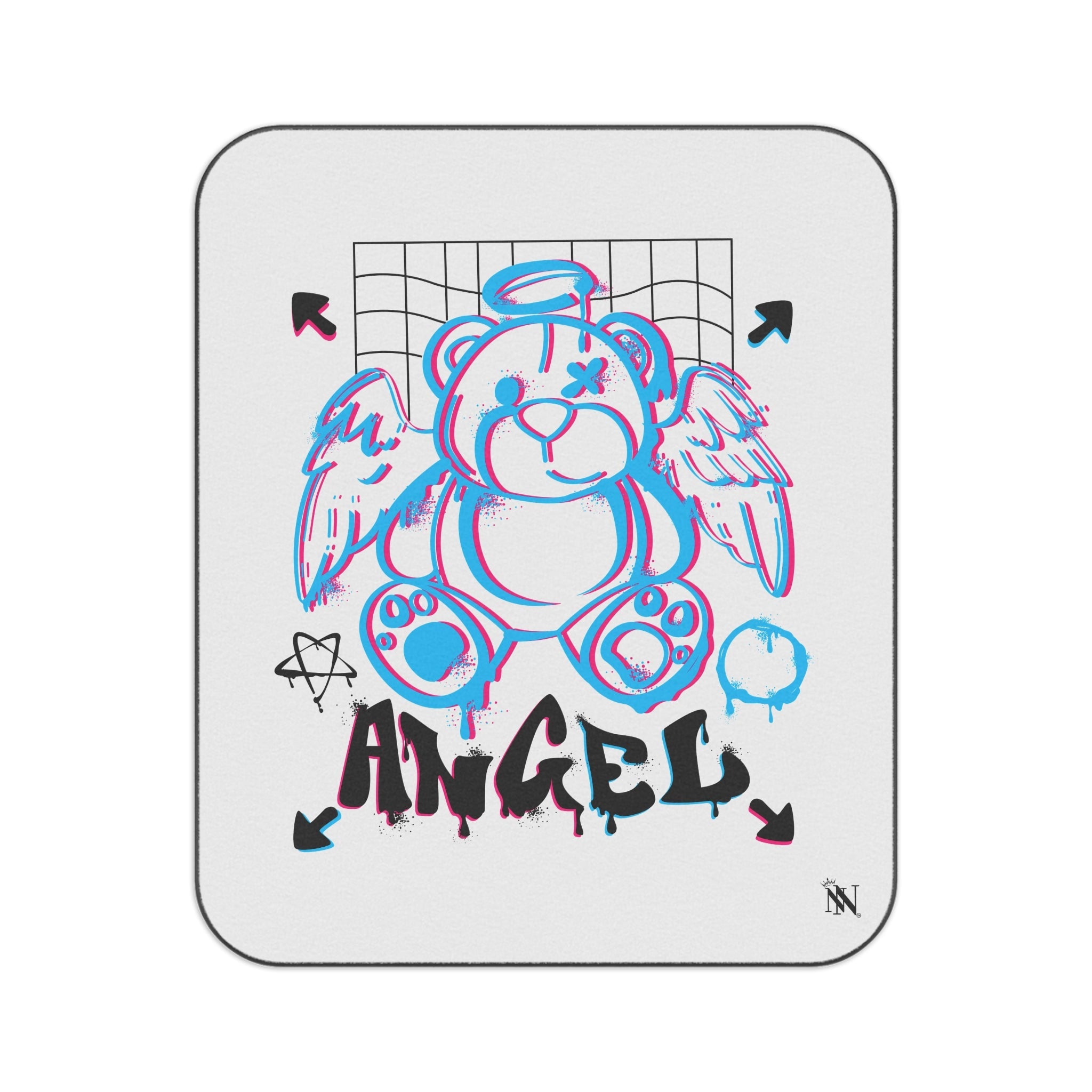 Broken Bear Angel | Mix Match Fun-Flirty Lovers’ Water-Resistant Blankets