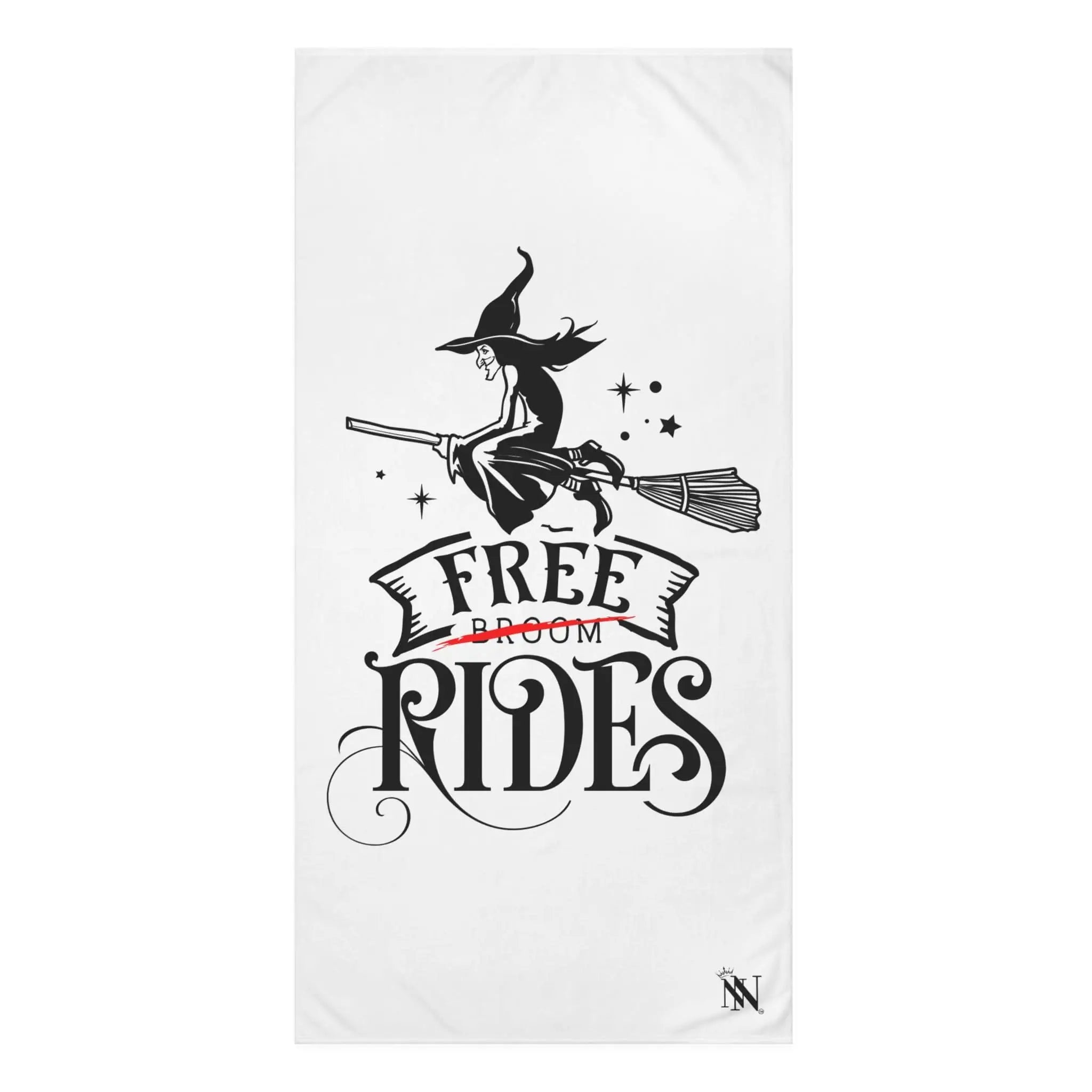 Broom Rides | Mix & Match Naughty XL Fun-Flirty Lovers’ Towels
