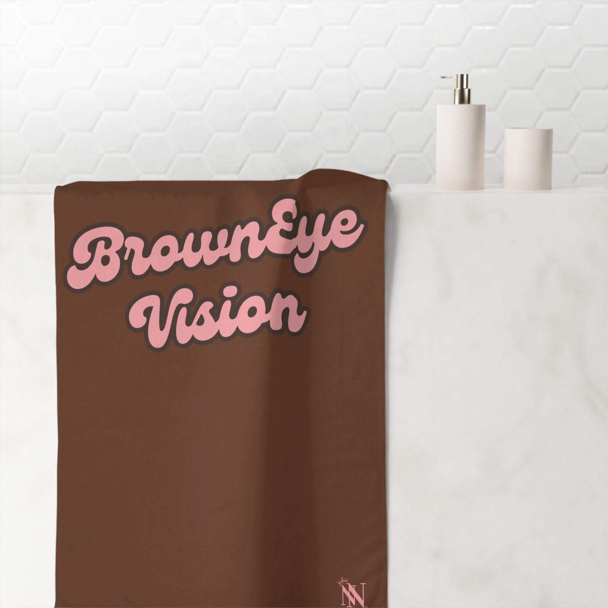 Brown Eye Vision | Mix & Match Naughty XL Fun-Flirty Lovers’ Towels