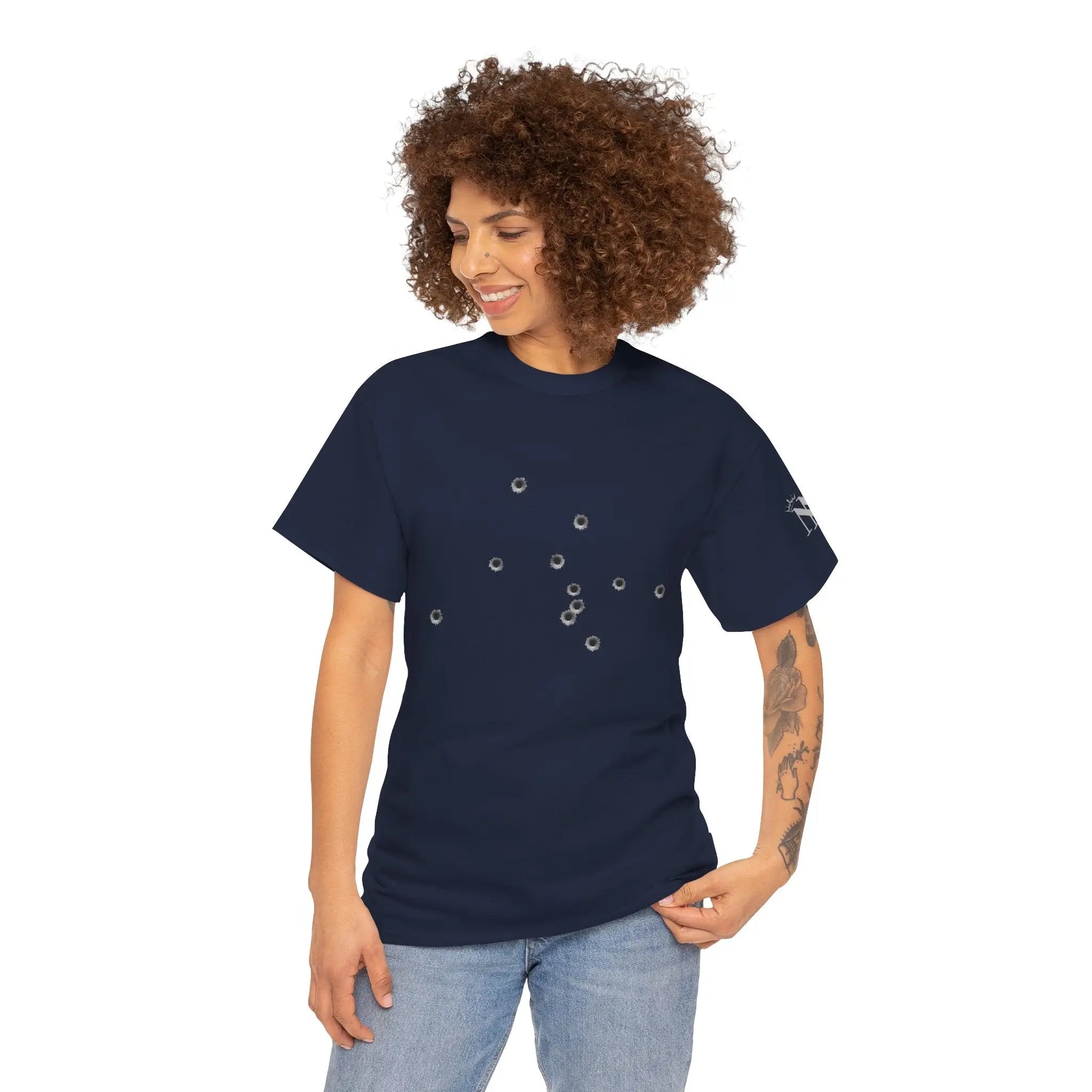 Bullet Hole | Mix & Match 100% Cotton Unisex Fun-Flirty Lovers’ Tees