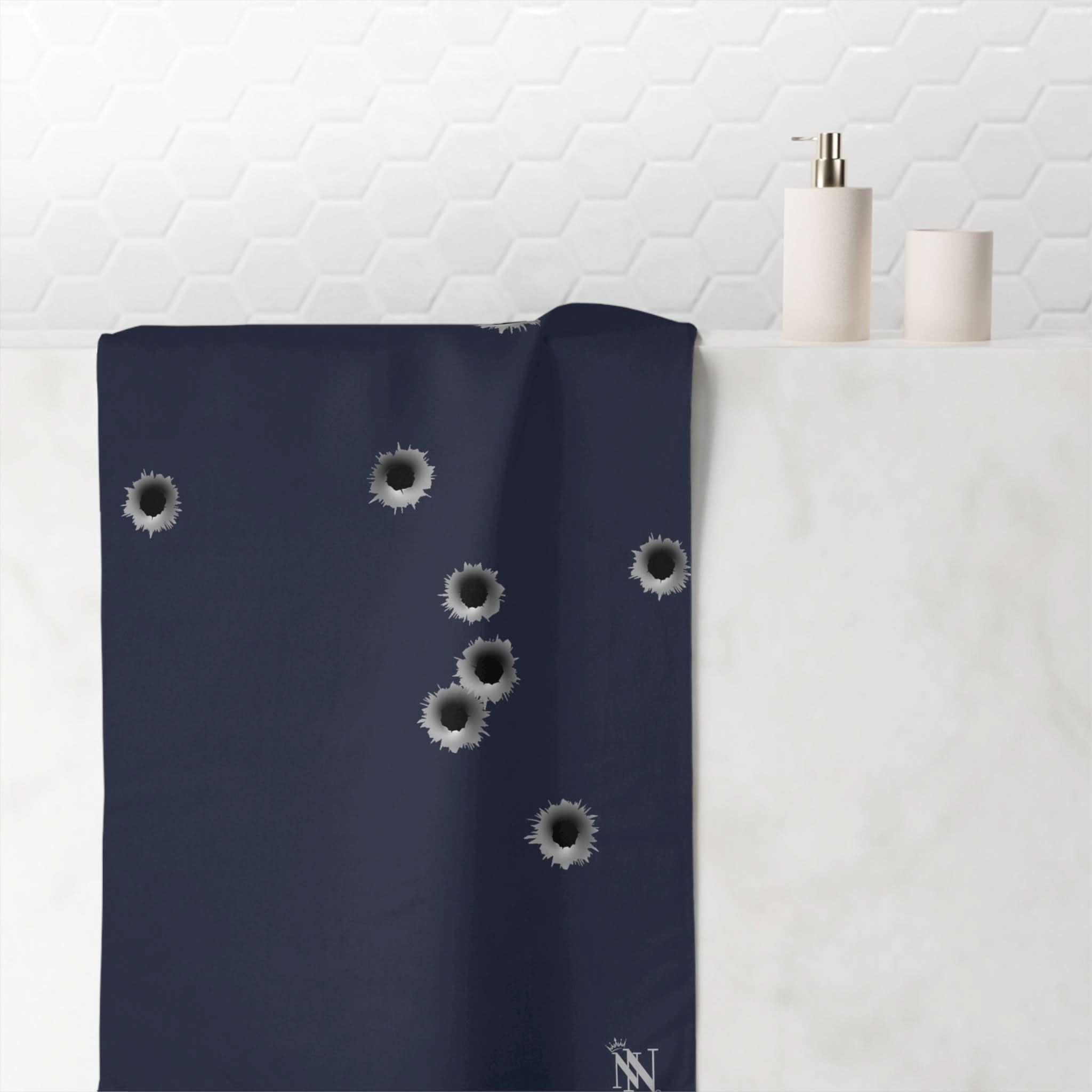 Bullet Holes | Mix & Match Naughty XL Fun-Flirty Lovers’ Towels