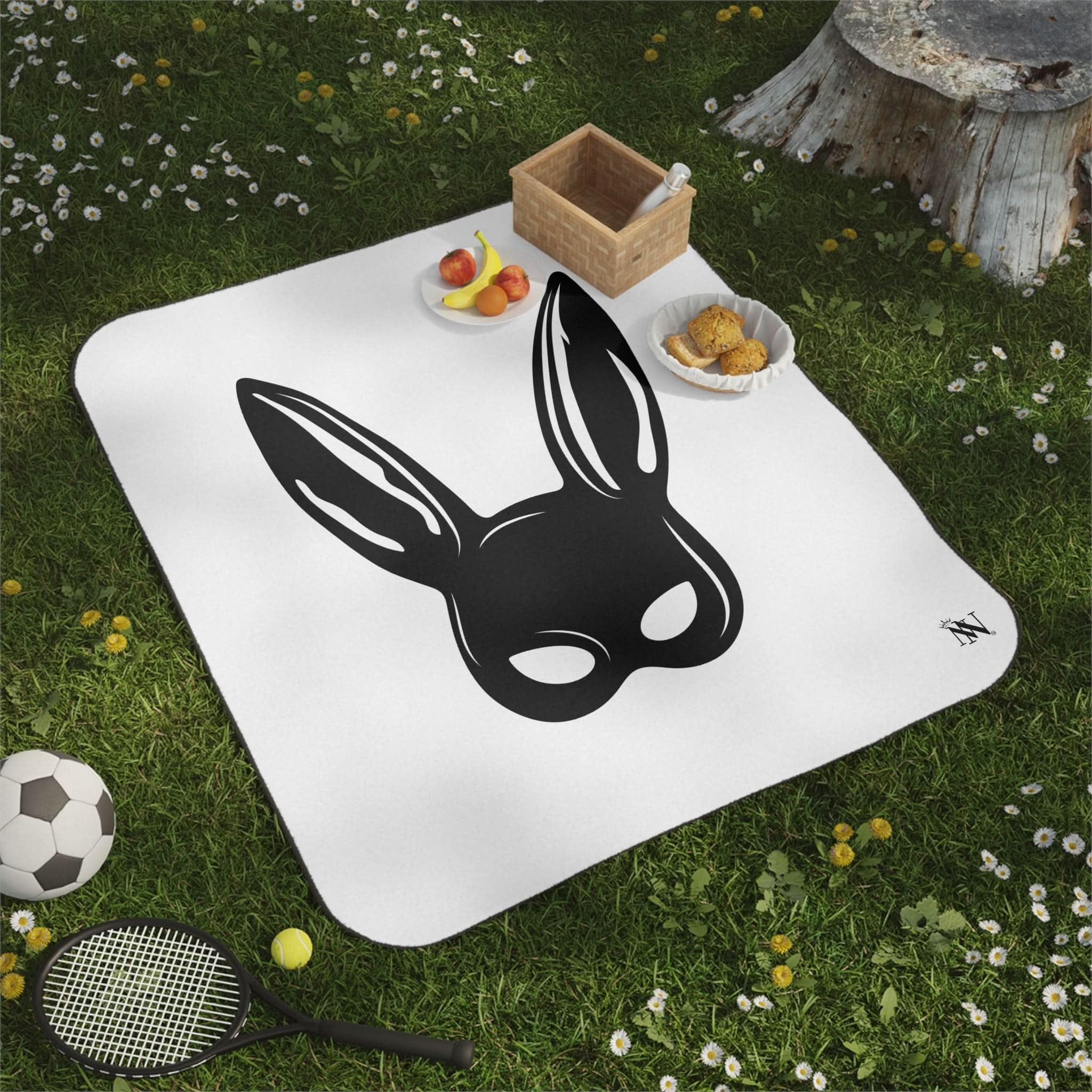 Bunny Mask | Mix Match Fun-Flirty Lovers’ Water-Resistant Blankets