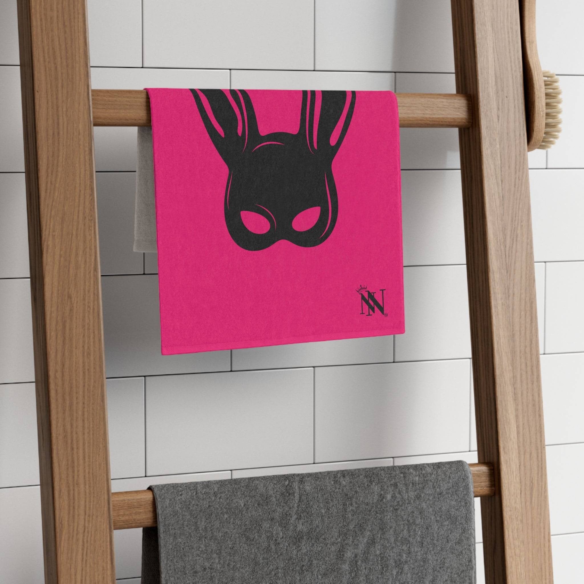 Bunny Mask Pink Mix & Match Soft Sex Towels | Flirty Lovers’ Gifts