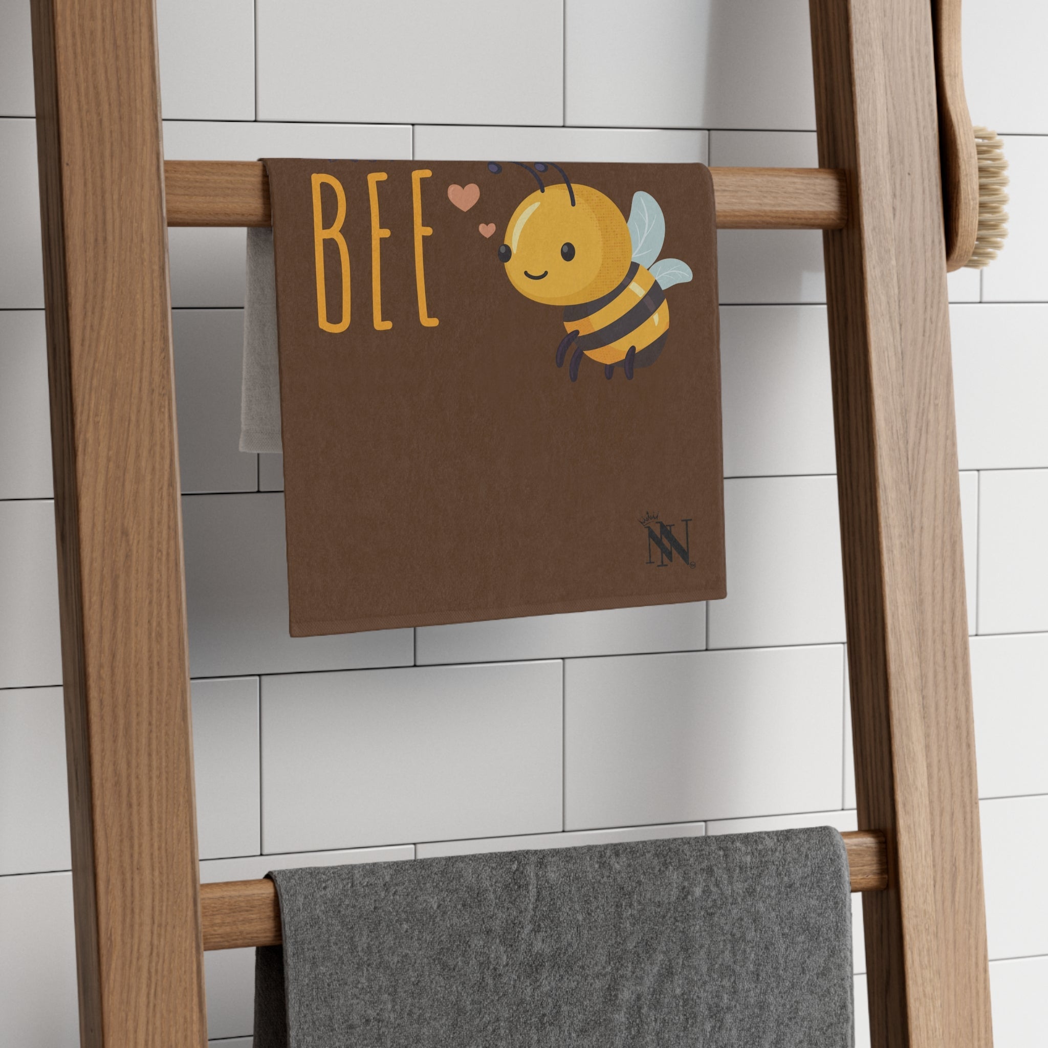 Busy Bee Brown | Mix & Match Soft Fun-Flirty Lovers’ Towels