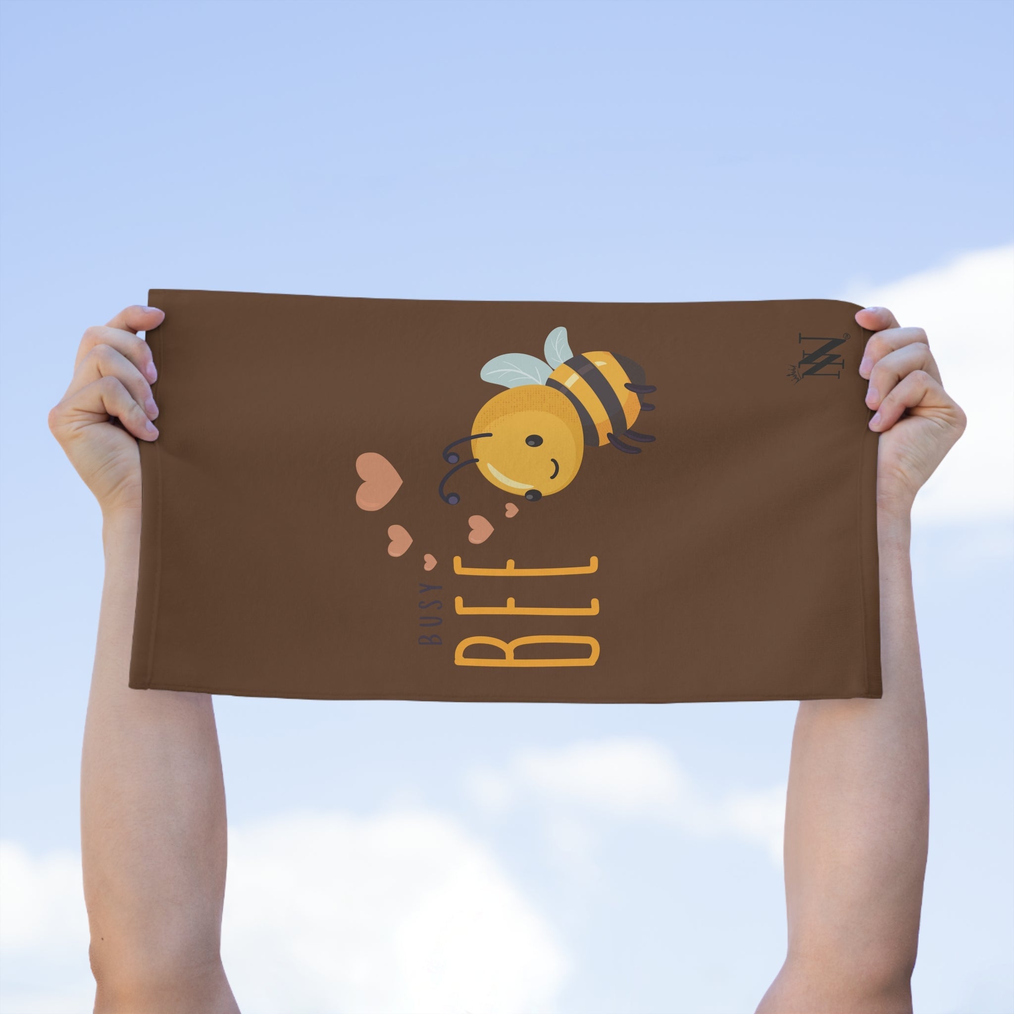 Busy Bee Brown | Mix & Match Soft Fun-Flirty Lovers’ Towels