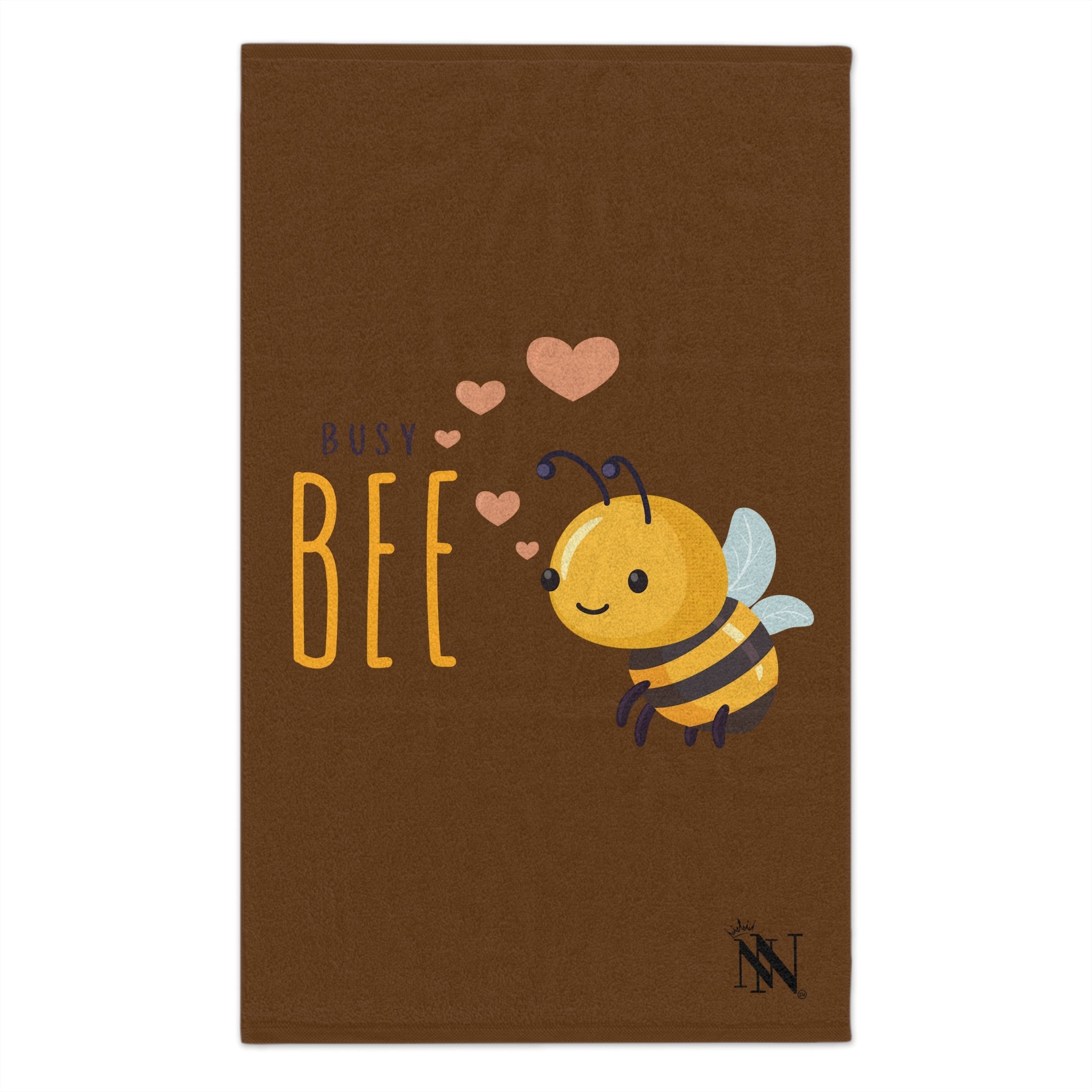 Busy Bee Brown | Mix & Match Soft Fun-Flirty Lovers’ Towels