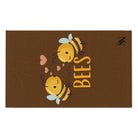 Busy Bees Brown | Mix & Match Soft Fun-Flirty Lovers’ Towels