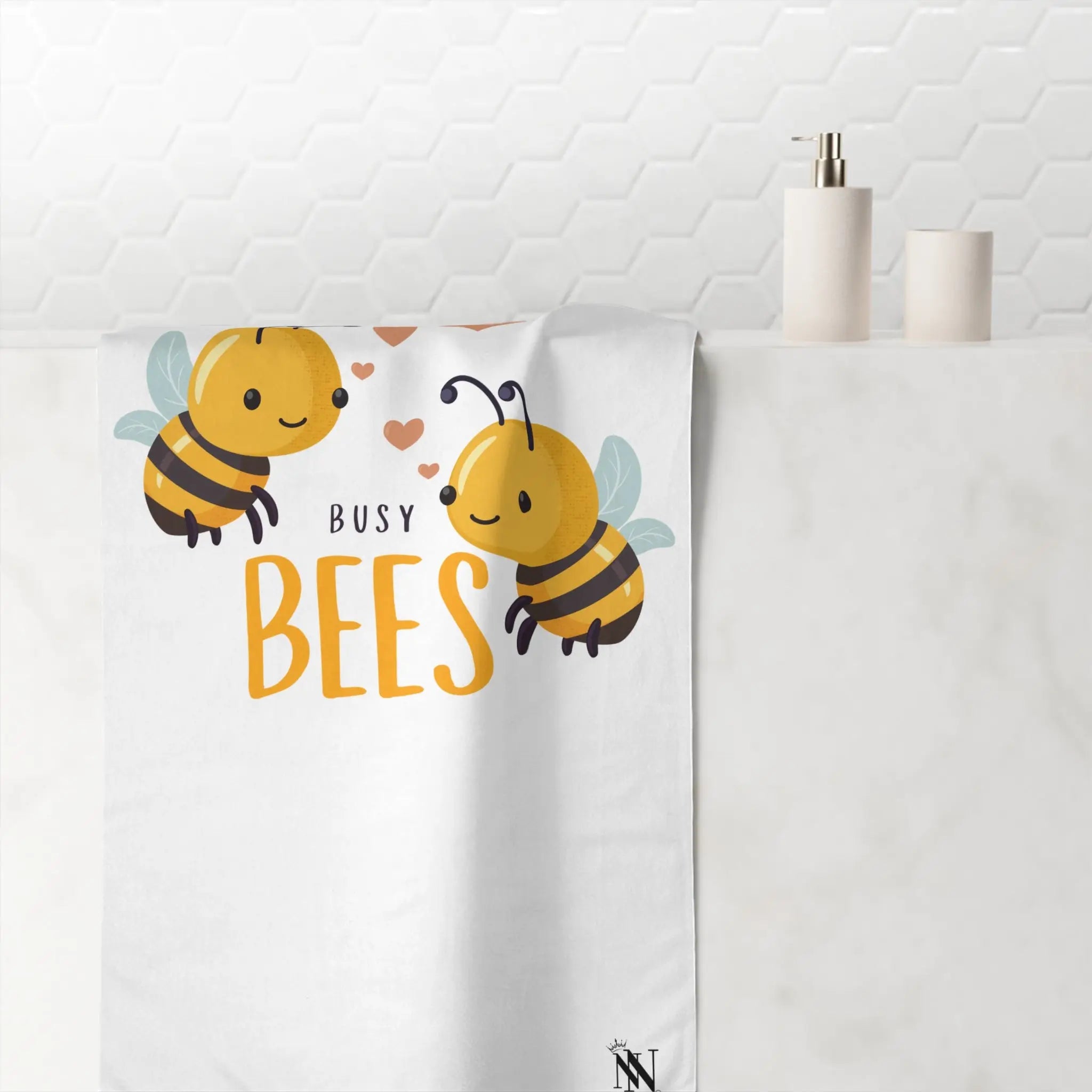 Busy Bees | Mix & Match Naughty XL Fun-Flirty Lovers’ Towels