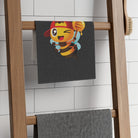 Busy Boy! Bee Dark Grey | Mix & Match Soft Fun-Flirty Lovers’ Towels