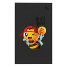 Busy Boy! Bee Dark Grey | Mix & Match Soft Fun-Flirty Lovers’ Towels