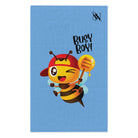Busy Boy! Bee Light Blue | Mix & Match Soft Fun-Flirty Lovers’ Towels