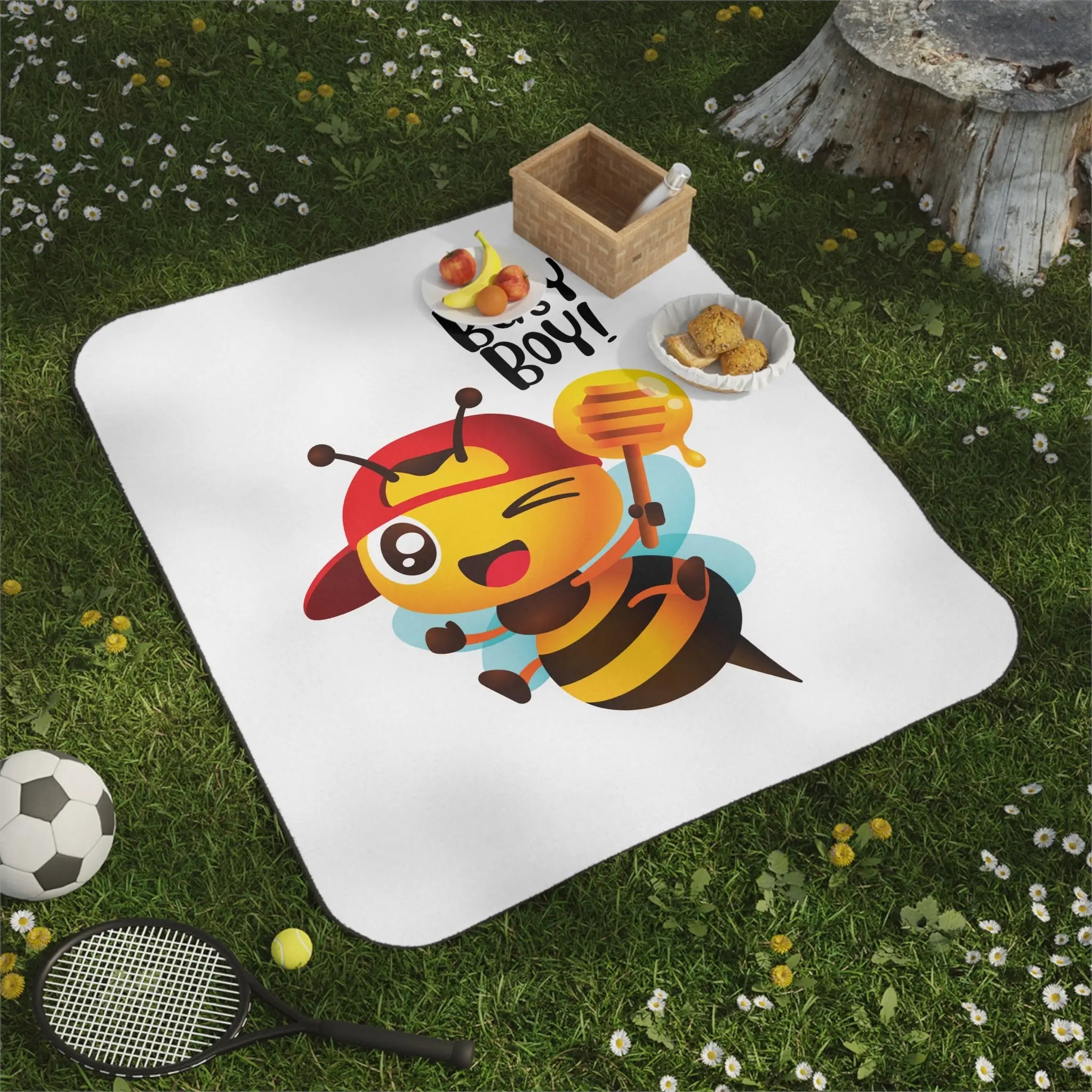 Busy Boy! Bee | Mix Match Fun-Flirty Lovers’ Water-Resistant Blankets