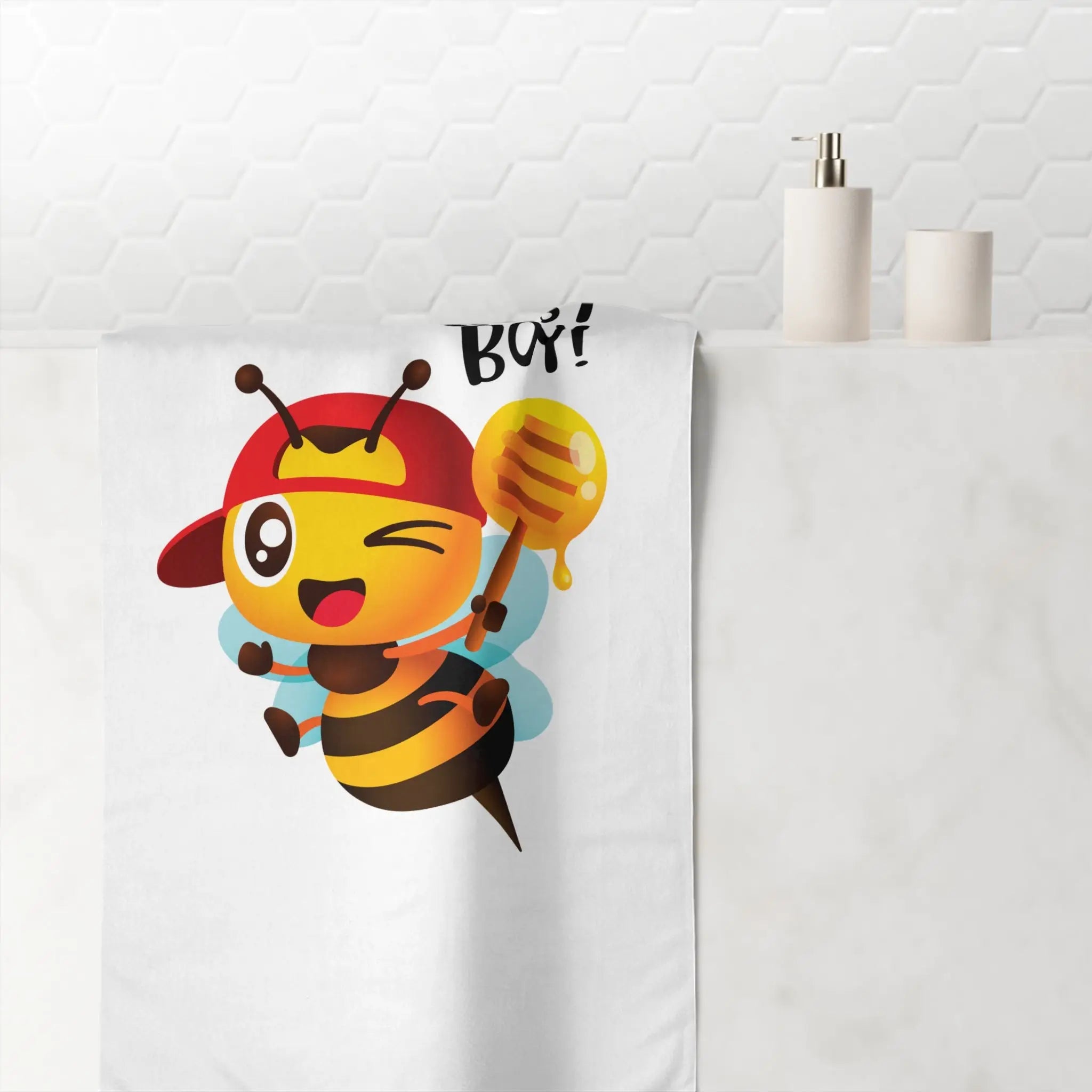 Busy Boy! Bee | Mix & Match Naughty XL Fun-Flirty Lovers’ Towels
