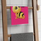 Busy Girl! Bee Pink | Mix & Match Soft Fun-Flirty Lovers’ Towels