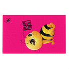 Busy Girl! Bee Pink | Mix & Match Soft Fun-Flirty Lovers’ Towels