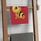 Busy Girl! Bee Red | Mix & Match Soft Fun-Flirty Lovers’ Towels
