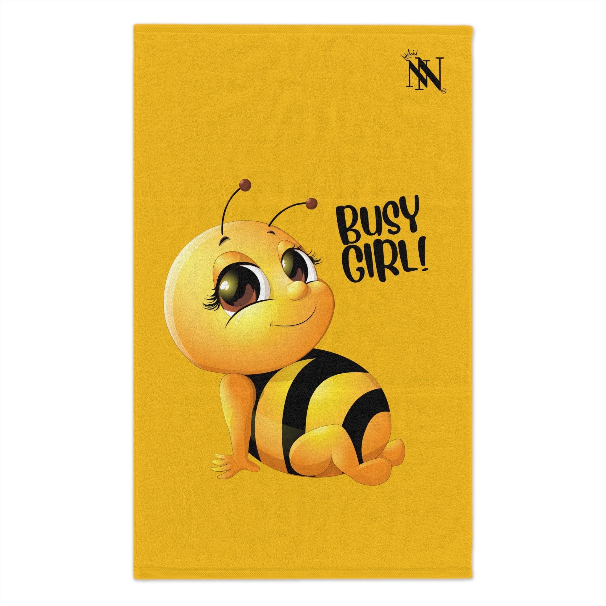 Busy Girl! Bee Yellow | Mix & Match Soft Fun-Flirty Lovers’ Towels
