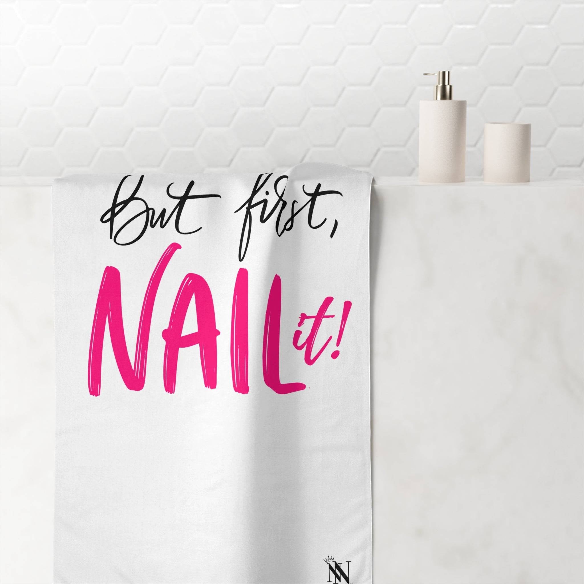 But First NAIL It! | Mix & Match Naughty XL Fun-Flirty Lovers’ Towels