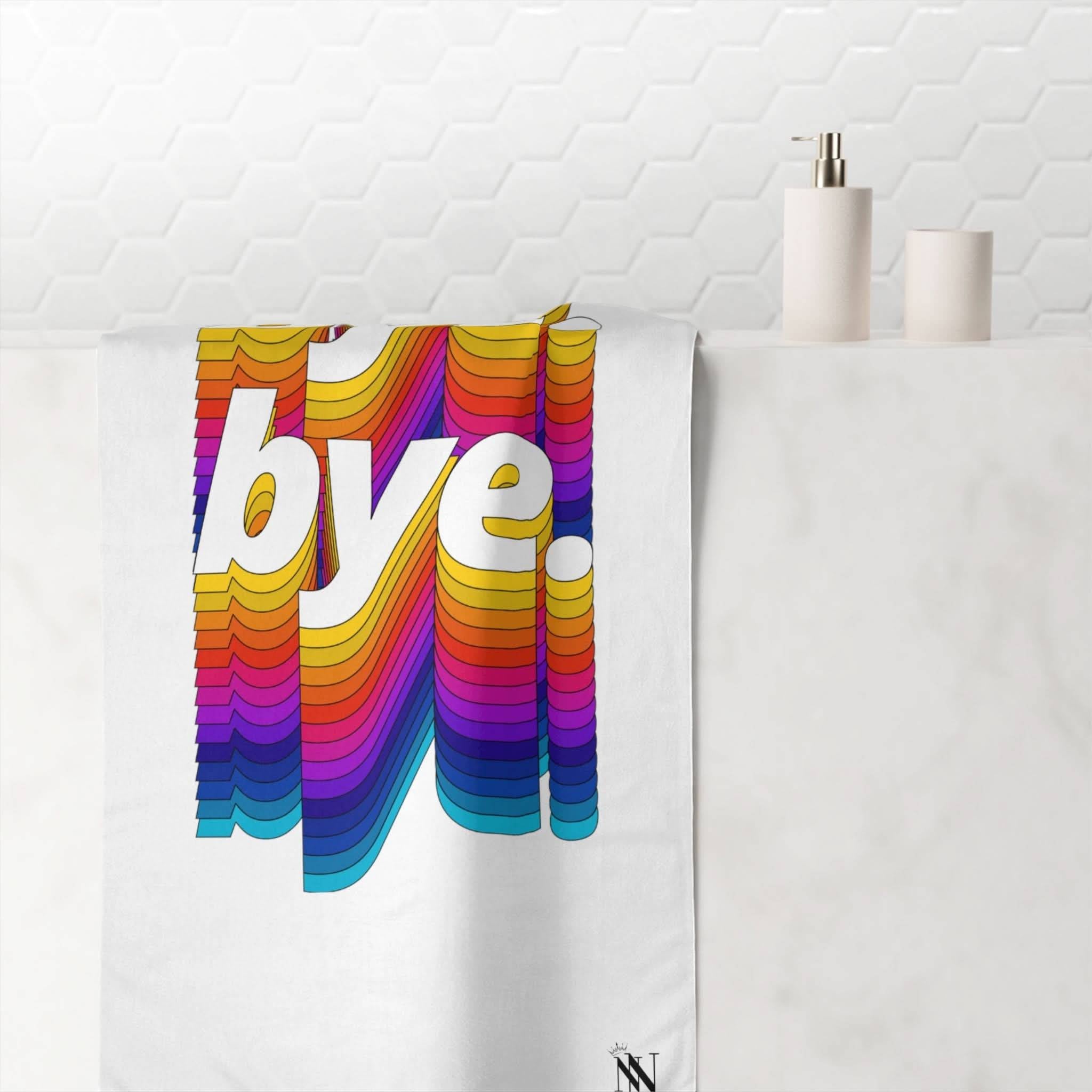 Bye. Bye. | Mix & Match Naughty XL Fun-Flirty Lovers’ Towels