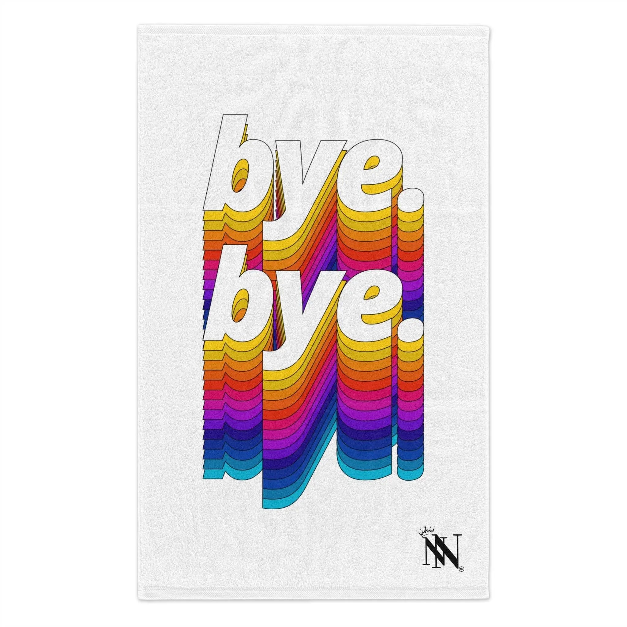 Bye. Bye. | Mix & Match Soft Fun-Flirty Lovers’ Towels
