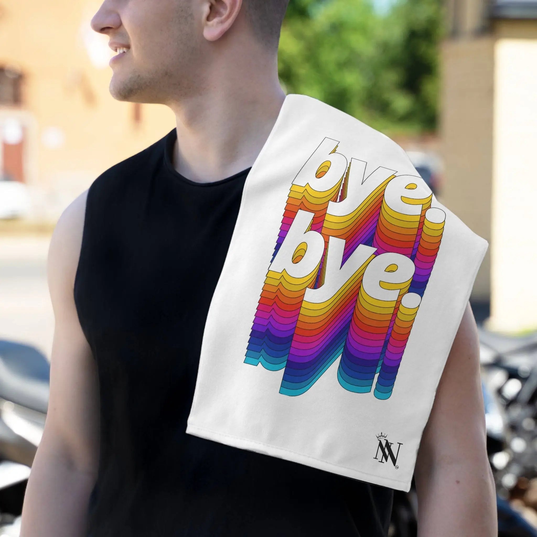 Bye. Bye. | Mix & Match Soft Fun-Flirty Lovers’ Towels