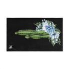 Cactus Blue Rose Vows Black | Mix & Match Original Fun-Flirty Lovers’ Towels