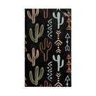 Cactus Western Pattern Black | Mix & Match Original Fun-Flirty Lovers’ Towels