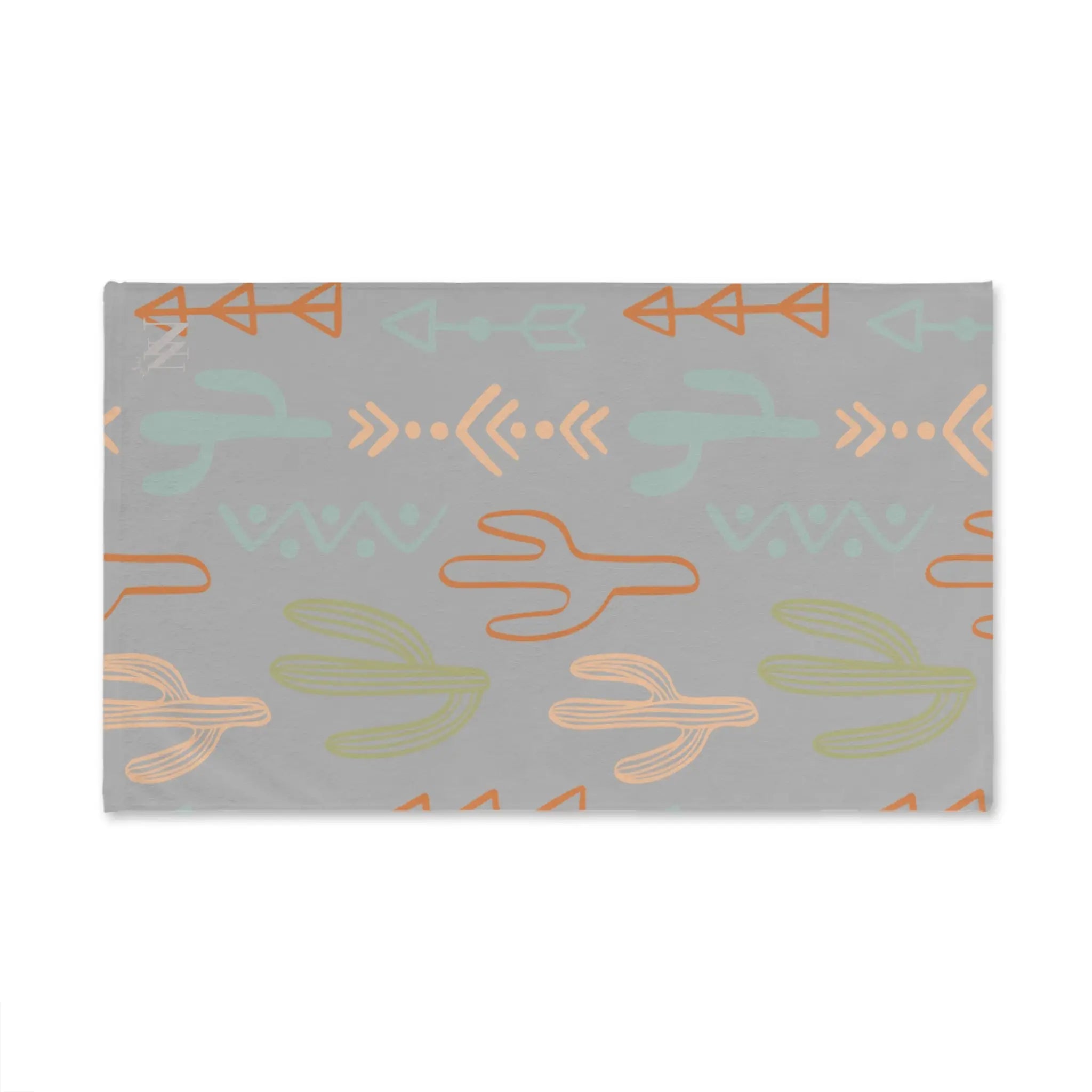 Cactus Western Pattern Light Grey | Mix & Match Original Fun-Flirty Lovers’ Towels