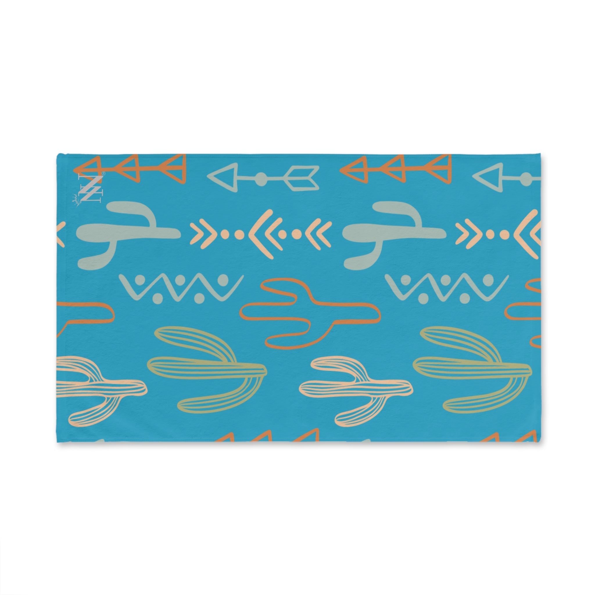 Cactus Western Pattern Turquoise | Mix & Match Original Fun-Flirty Lovers’ Towels