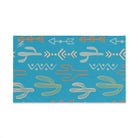 Cactus Western Pattern Turquoise | Mix & Match Original Fun-Flirty Lovers’ Towels