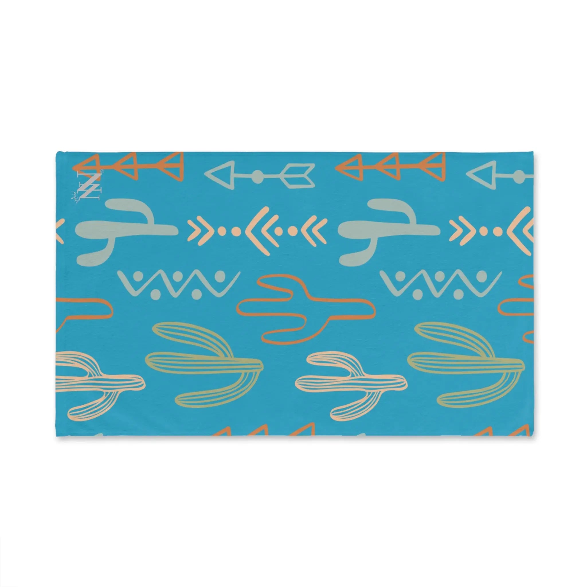 Cactus Western Pattern Turquoise | Mix & Match Original Fun-Flirty Lovers’ Towels