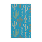 Cactus Western Pattern Turquoise | Mix & Match Original Fun-Flirty Lovers’ Towels