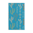 Cactus Western Pattern Turquoise | Mix & Match Original Fun-Flirty Lovers’ Towels