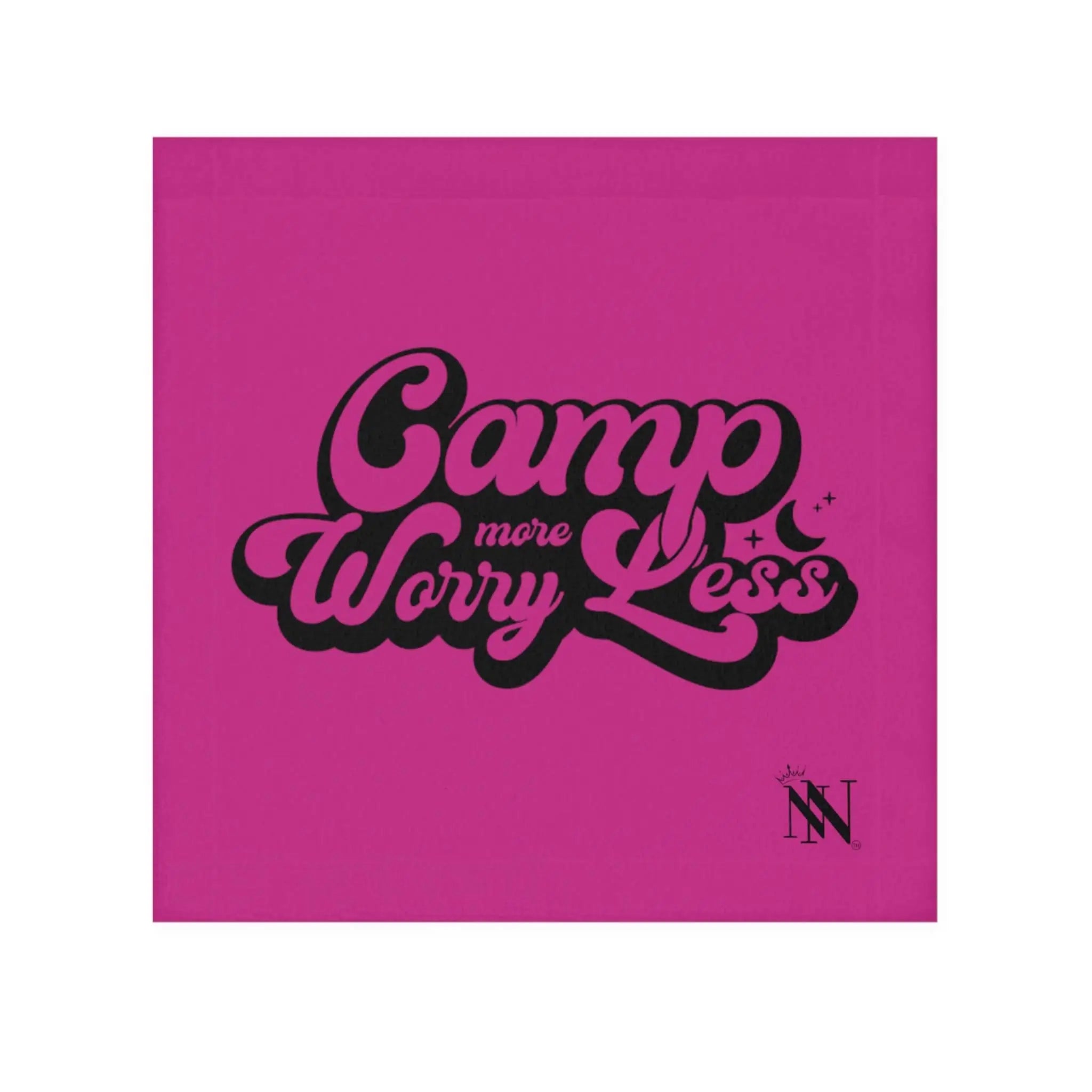 Camp More Worry Less Fuscia | Mix & Match Lils’ Fun-Flirty Lovers’ Towels