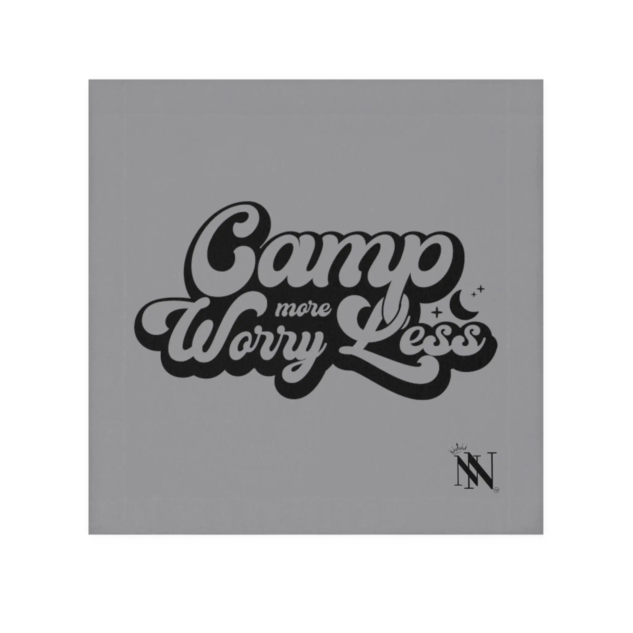 Camp More Worry Less Grey | Mix & Match Lils’ Fun-Flirty Lovers’ Towels