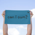 Can I Cum? Blue Mix & Match Soft Sex Towels | Flirty Lovers’ Gifts