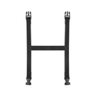 Black webbing H-shaped harness.