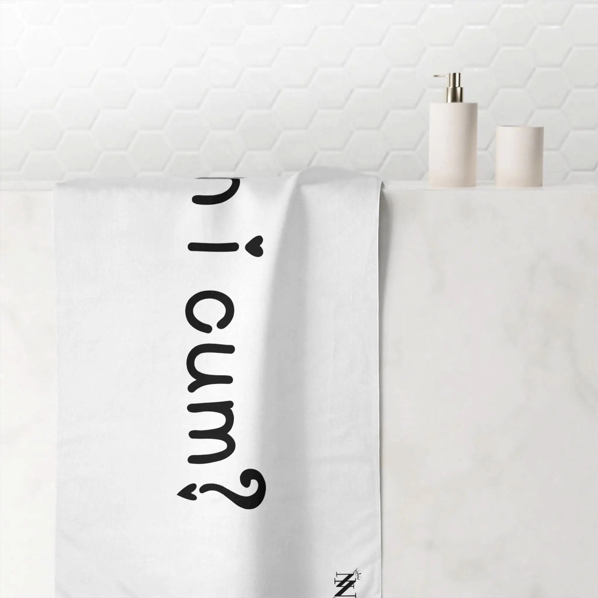 Can I Cum? | Mix & Match Naughty XL Fun-Flirty Lovers’ Towels