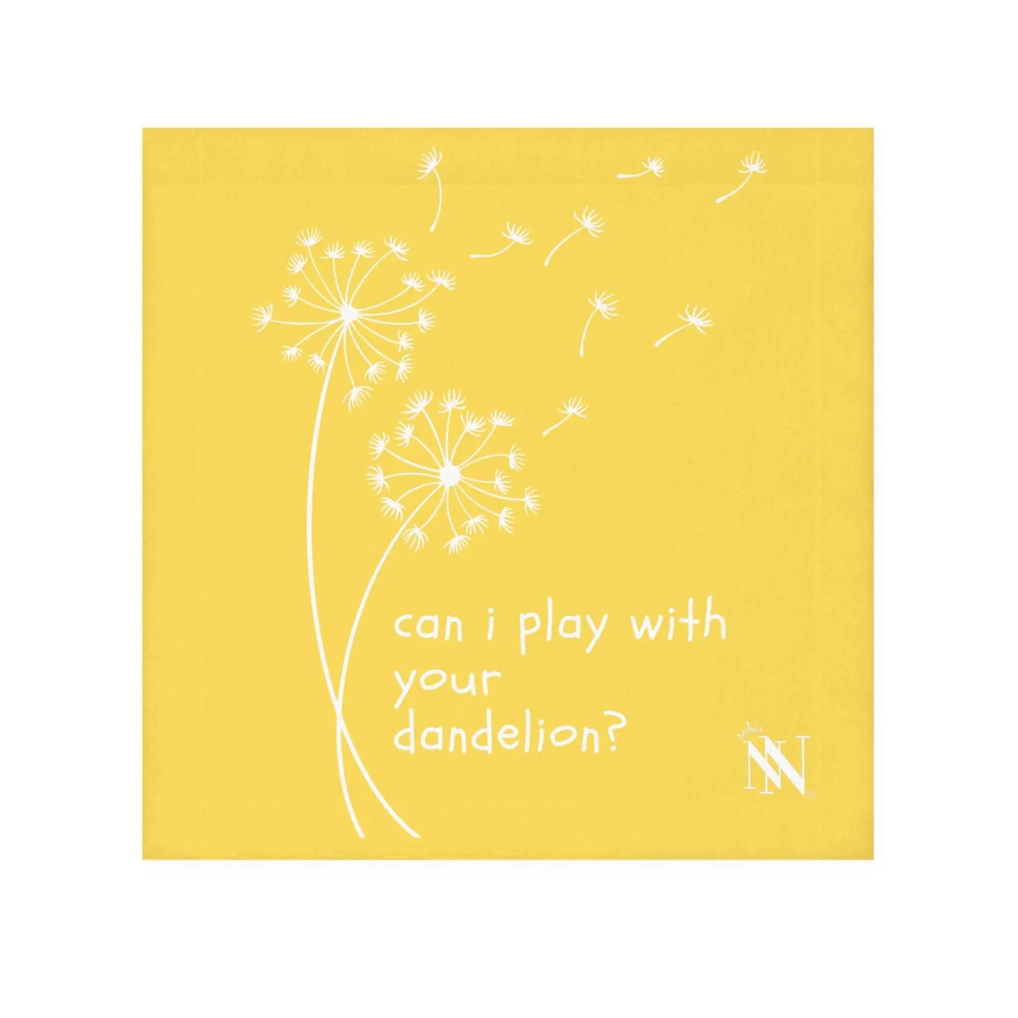 Can I Play With Your Dandelion? | Mix & Match Lils’ Fun-Flirty Lovers’ Towels
