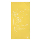 Can I Play With Your Dandelion? | Mix & Match Naughty XL Fun-Flirty Lovers’ Towels