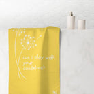 Can I Play With Your Dandelion? | Mix & Match Naughty XL Fun-Flirty Lovers’ Towels
