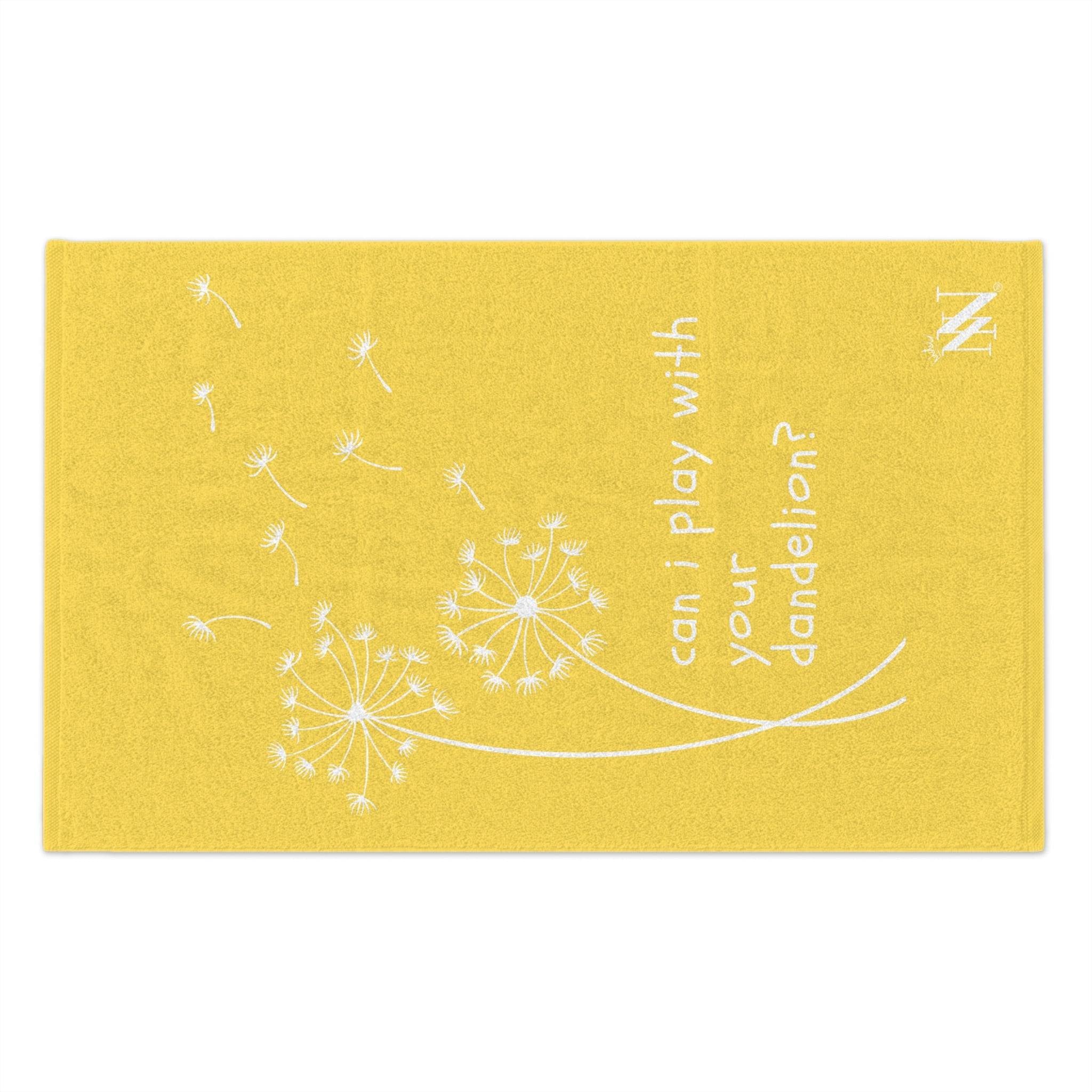 Can I Play With Your Dandelion? | Mix & Match Soft Fun-Flirty Lovers’ Towels