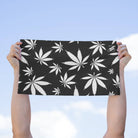 Cannabis Love Black Mix & Match Soft Sex Towels | Flirty Lovers’ Gifts