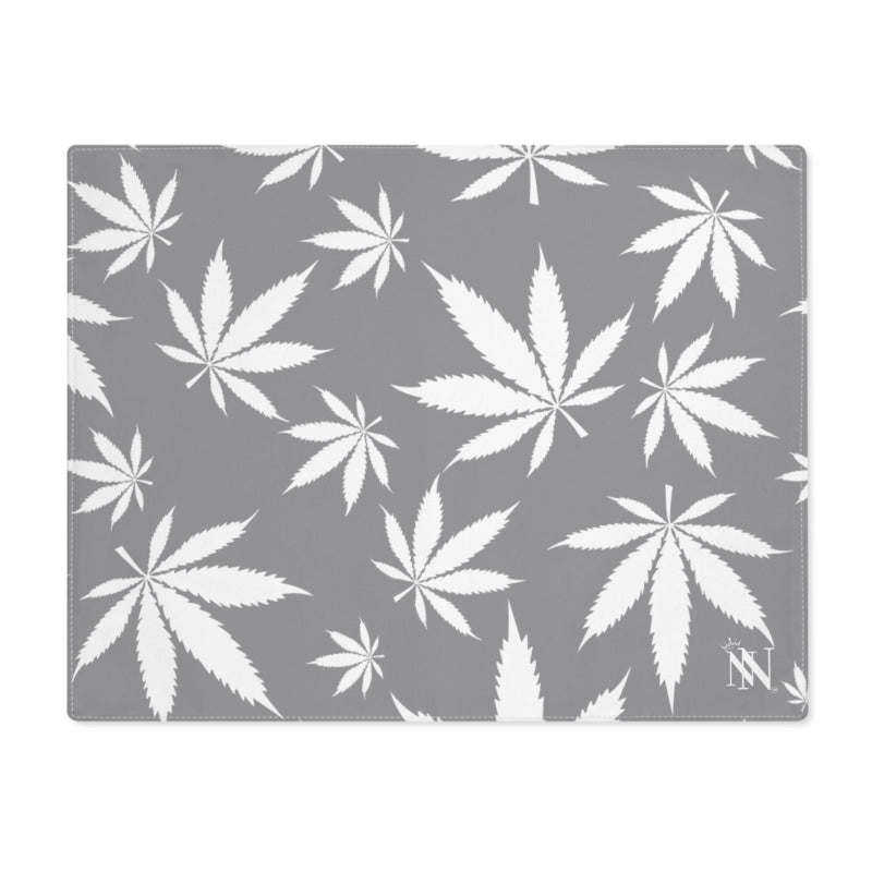 Cannabis Love Grey | Mix & Match Playful Fun-Flirty Lovers’ Toy Mats