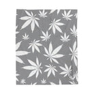 Cannabis Love Grey | Mix & Match Soft Fun-Flirty Lovers’ Blankets