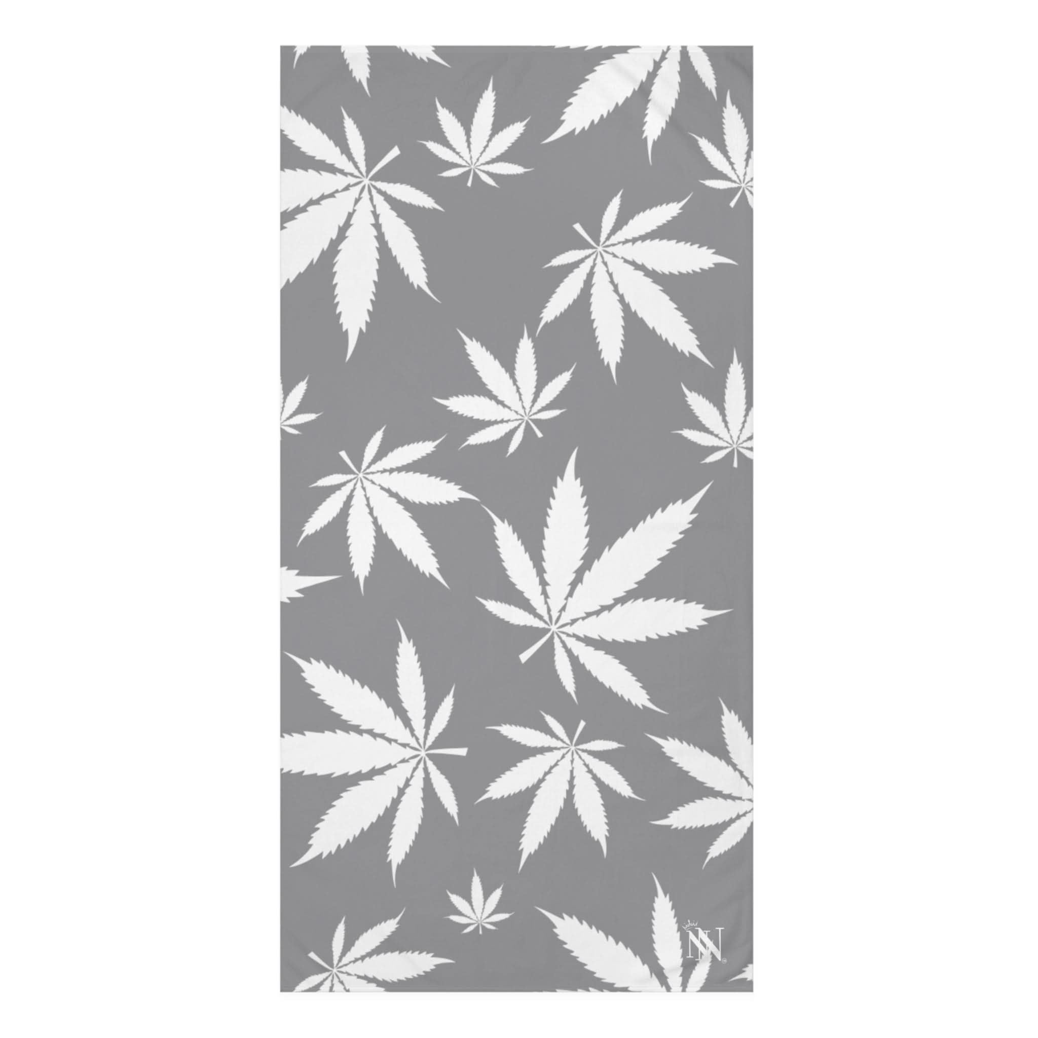 Cannabis Love Grey | Mix & Match XL Fun-Flirty Lovers’ Towels
